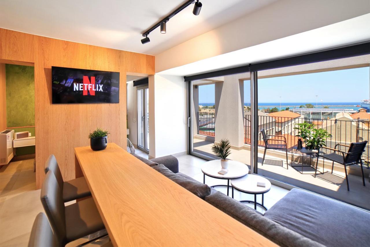 Heraklion Harbour Penthouse Bagian luar foto