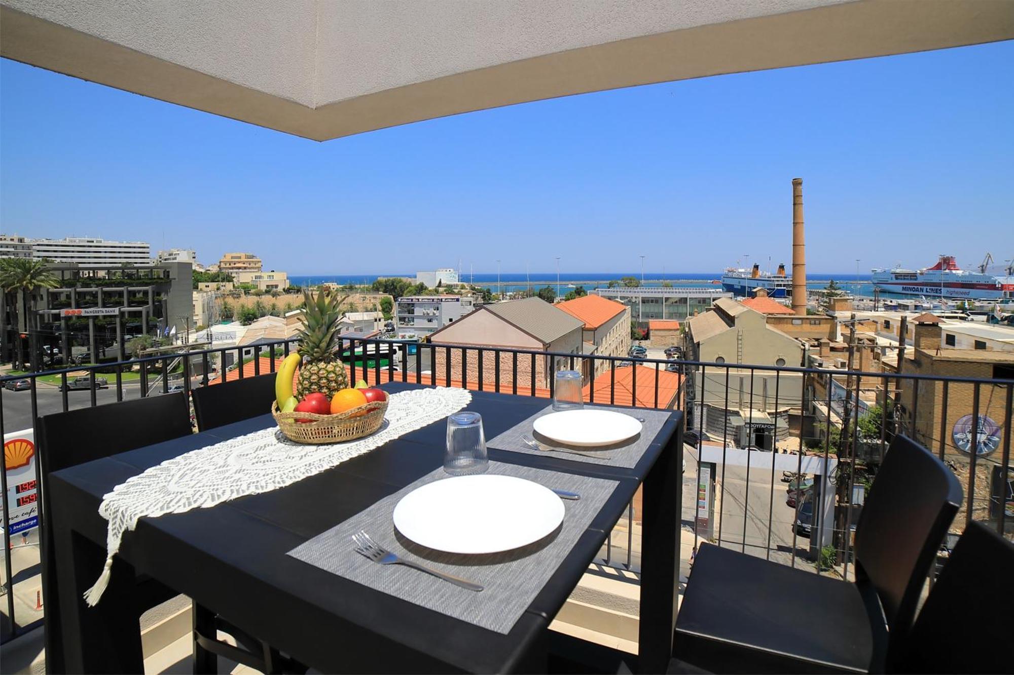 Heraklion Harbour Penthouse Bagian luar foto